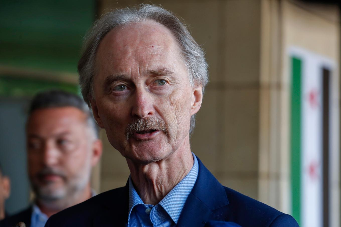 Geir Pedersen lämnar oväntat uppdraget som FN:s särskilde sändebud i Syrien. Arkivbild. Foto: Omar Sanadiki/AP/TT
