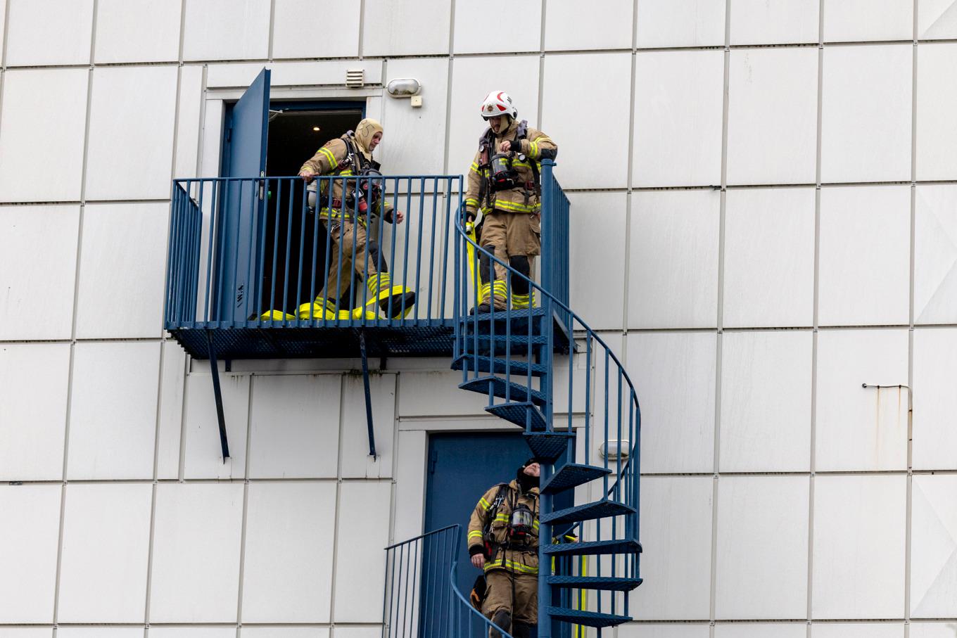 En brand rasade under fredagseftermiddagen på ett hotell i stadsdelen Gårda i centrala Göteborg. Foto: Björn Larsson Rosvall/TT