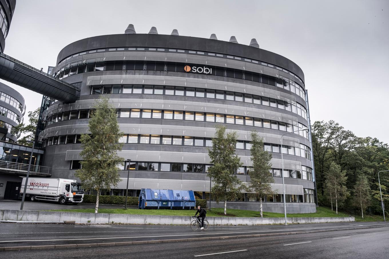 Läkemedelsbolaget Sobis kontor i Solna. Foto: Magnus Hjalmarson Neideman/SvD/TT