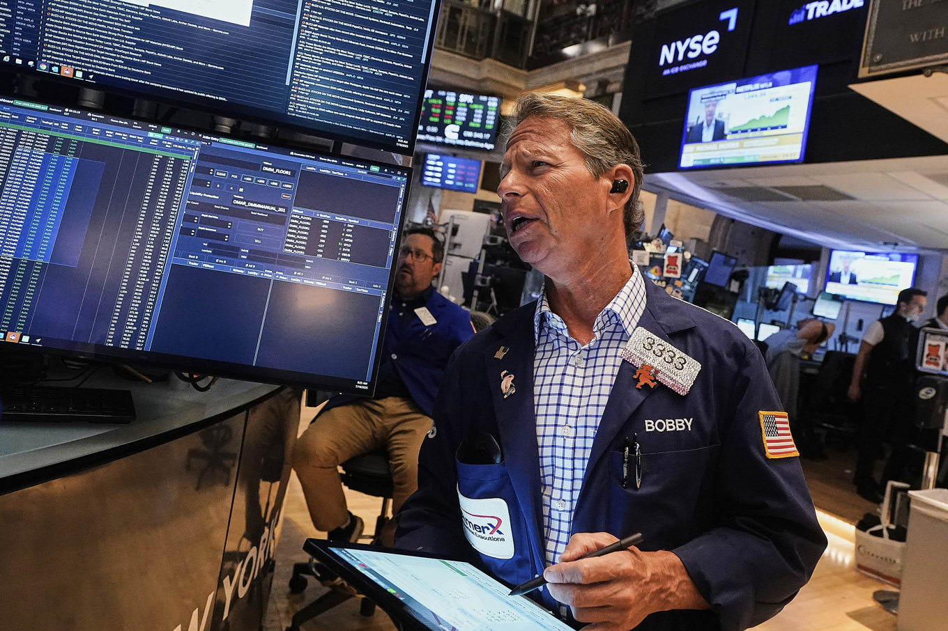 Wall Street avslutade veckan på plus. Arkivbild. Foto: Richard Drew/AP/TT