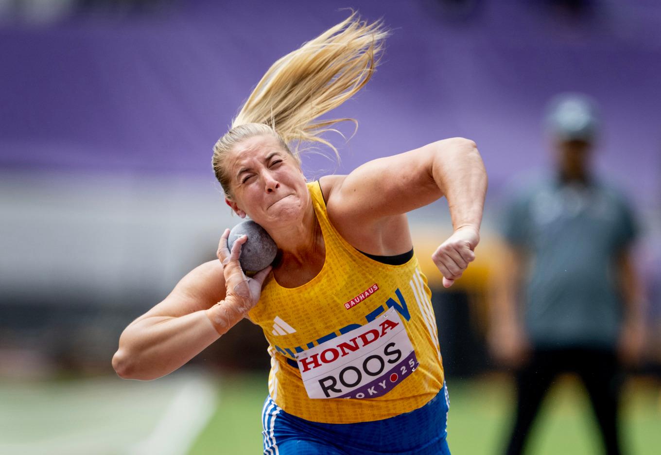 Fanny Roos i VM i Tokyo. Foto: Christine Olsson/TT