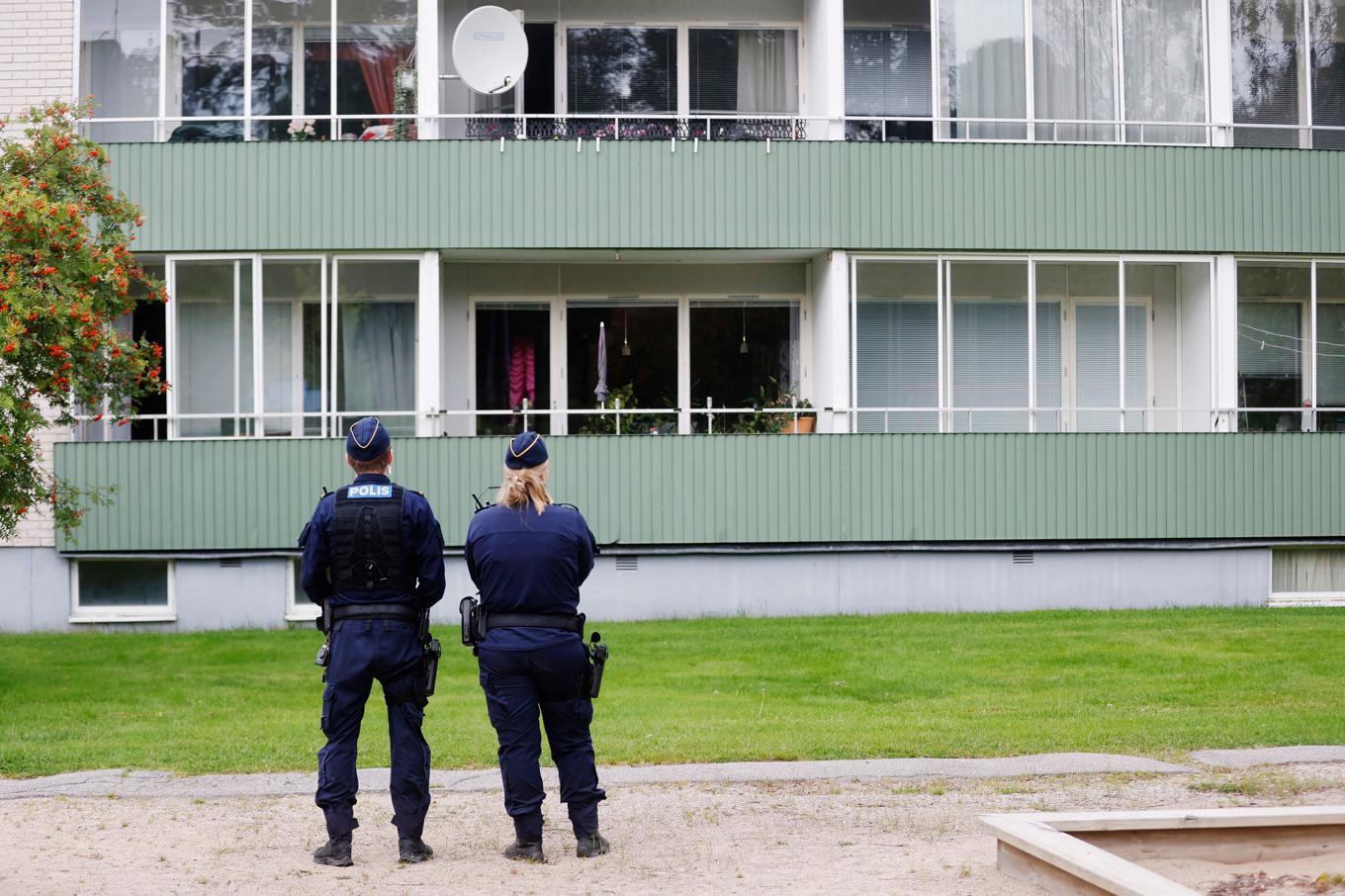 En ambulansanställd dödades i en attack i Nordanstig på lördagen. Foto: Mats Andersson/TT