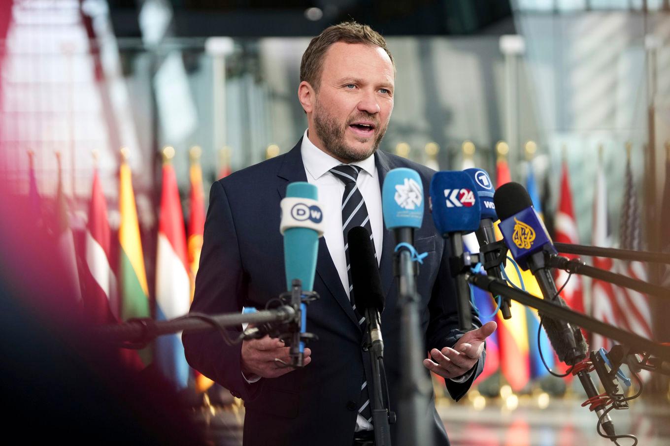 Estlands utrikesminister Margus Tsahkna vid Natos utrikesministermöte den 3 april i år. Foto: Virginia Mayo/AP/TT