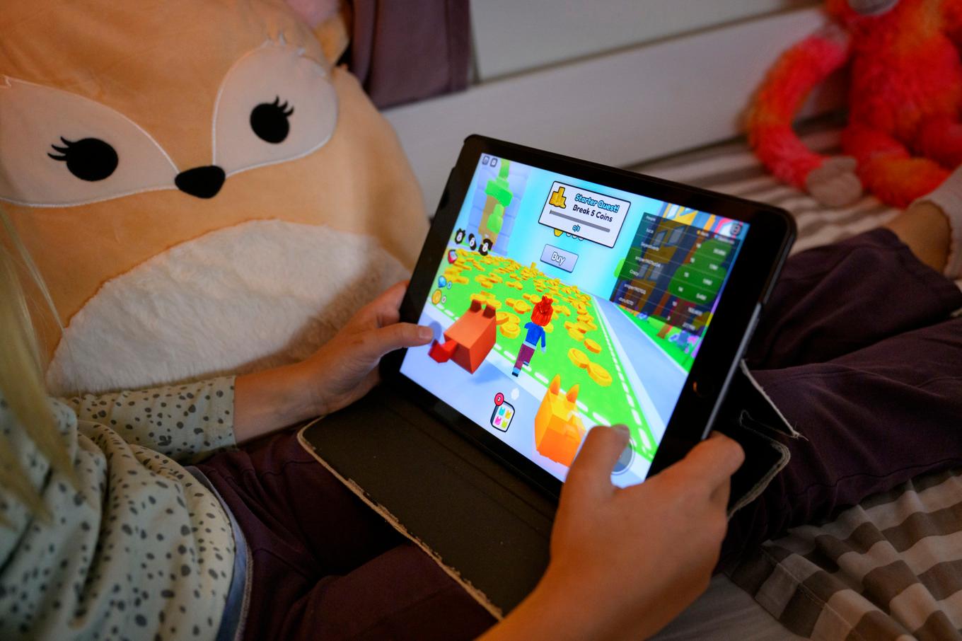 Roblox kan förbjudas för barn under 16 år i Australien. Arkivbild. Foto: Jessica Gow / TT