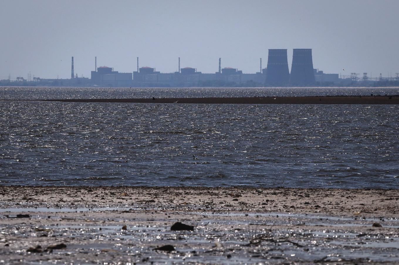 Europas största kärnkraftverk i Zaporizjzja i södra Ukraina. Bild tagen 2022. Foto: Kateryna Klochko/AP/TT