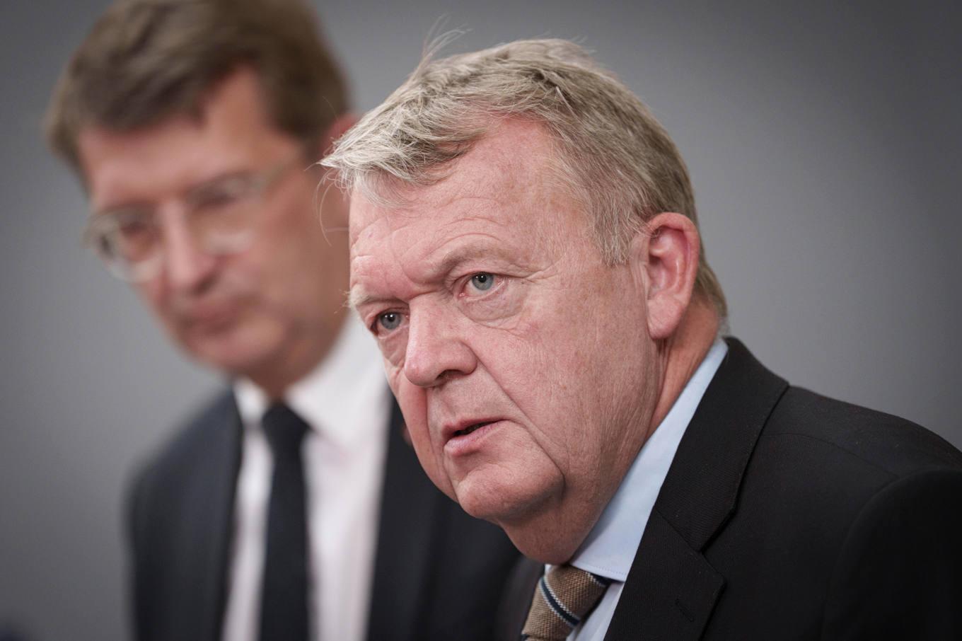 Danmarks försvarsminister Troels Lund Poulsen i fredags. Foto: Liselotte Sabroe/AP/TT