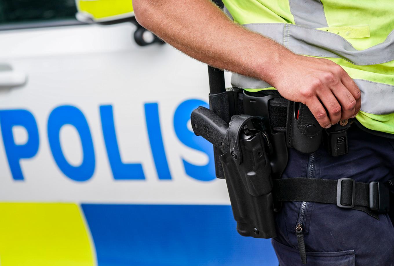 Två personer har gripits. Arkivbild. Foto: Johan Nilsson/TT