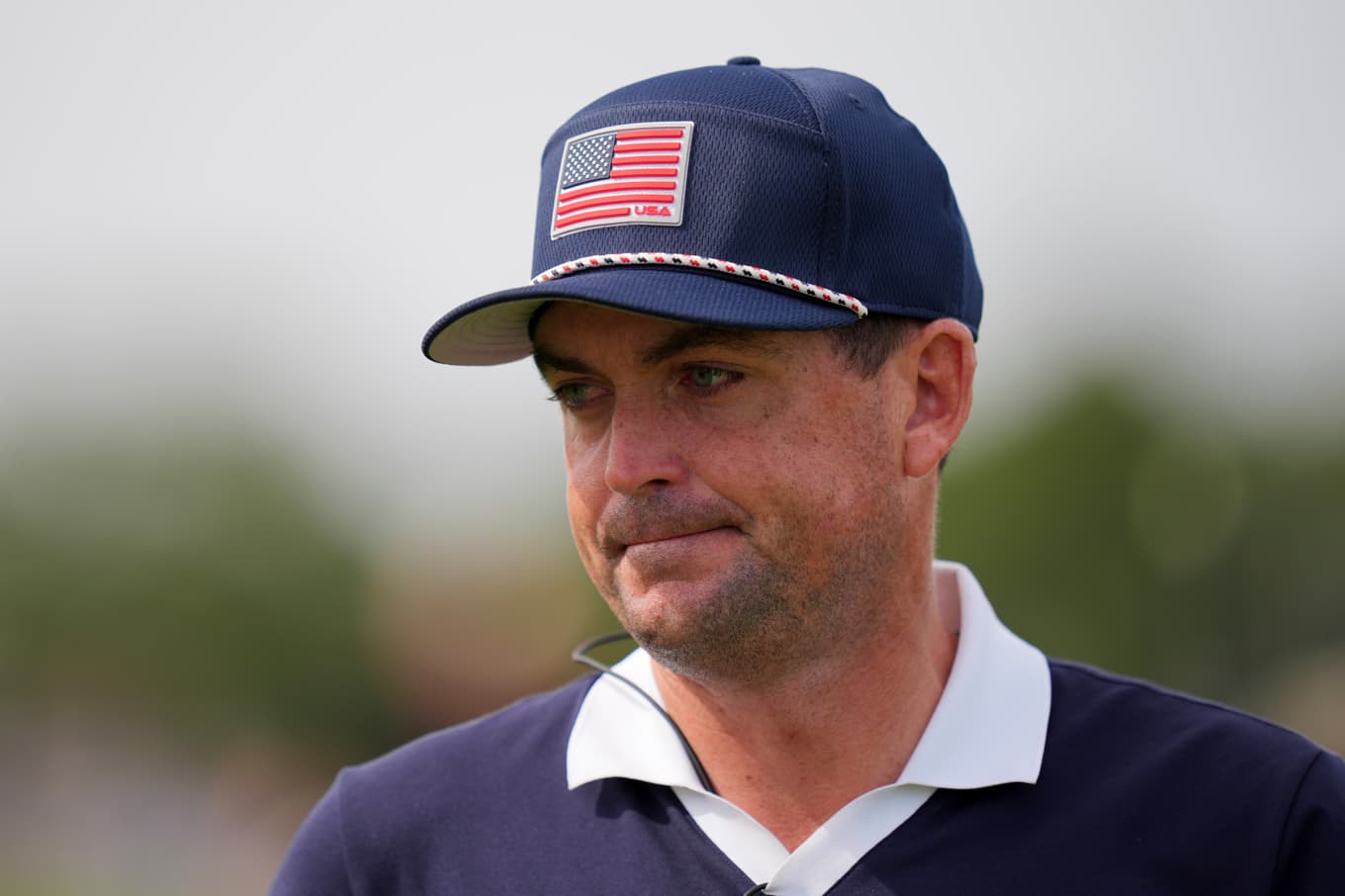 USA:s Ryder Cup-kapten Keegan Bradley. Foto: Seth Wenig/AP/TT