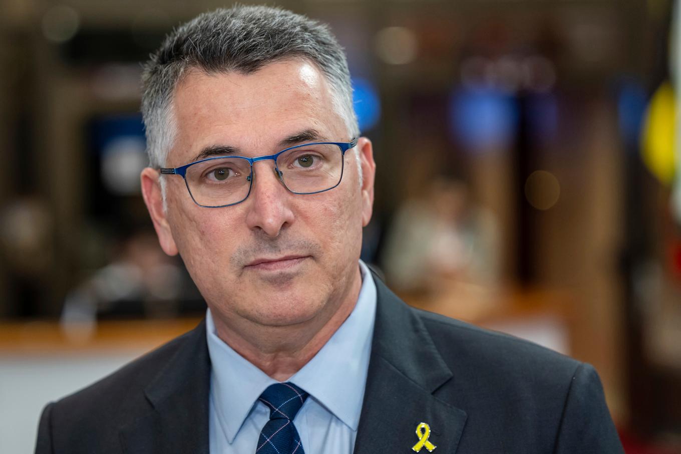 Arkivbild på Israels utrikesminister Gideon Sa'ar. Foto: Geert Vanden Wijngaert/AP/TT