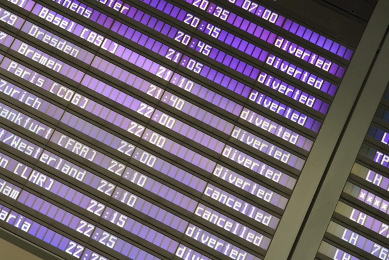 På fredagen kom ytterligare ett larm om att drönare siktats vid flygplatsen i München. Foto: Enrique Kaczor/AP/TT