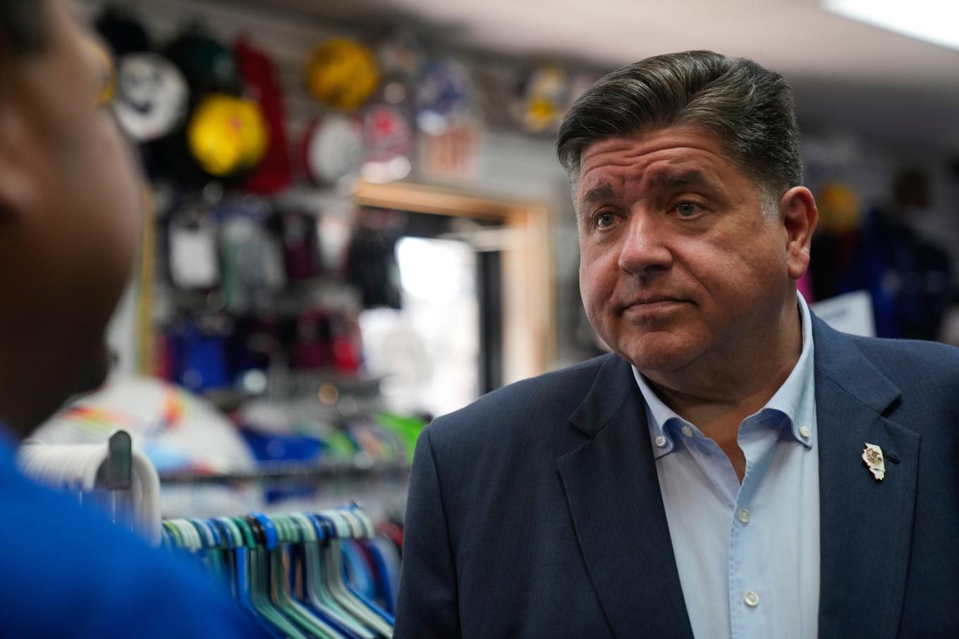 Illinois guvernör JB Pritzker i september i år. Foto: Erin Hooley/AP/TT