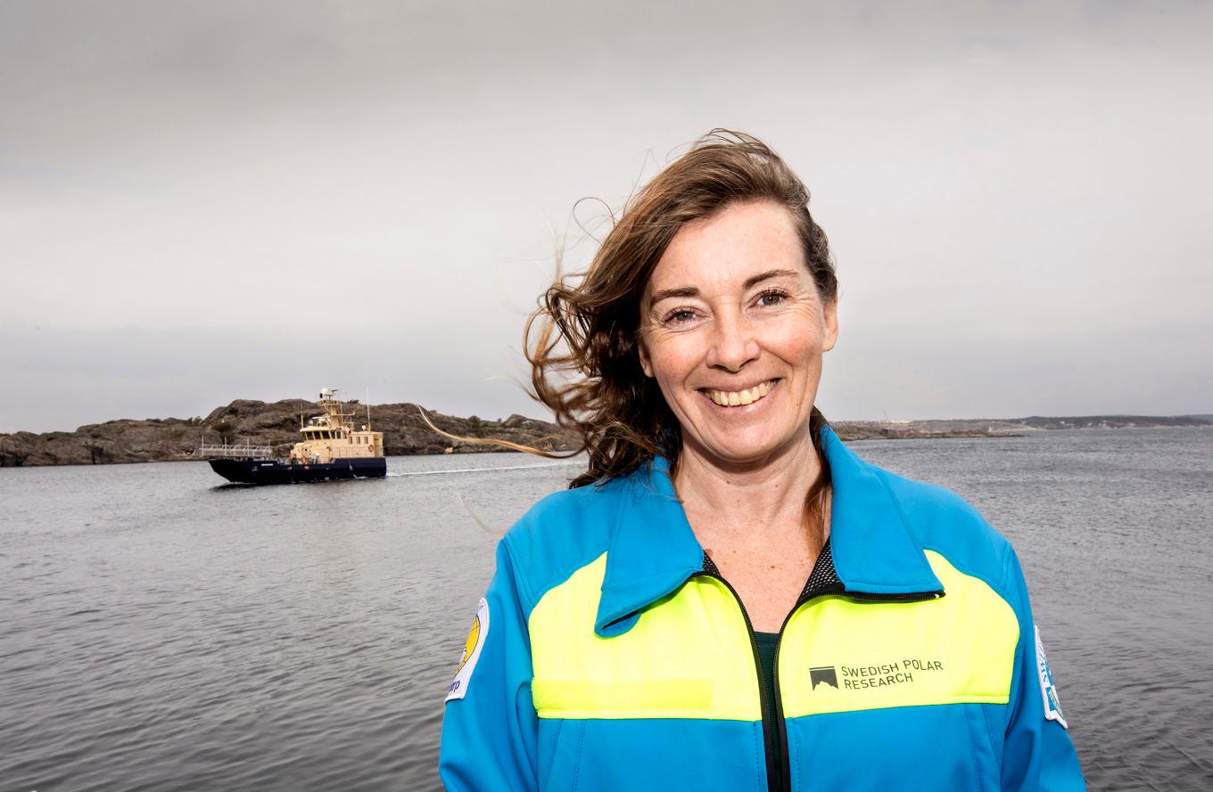 Anna Wåhlin, professor i oceanografi.
Foto: Jonan Winborg