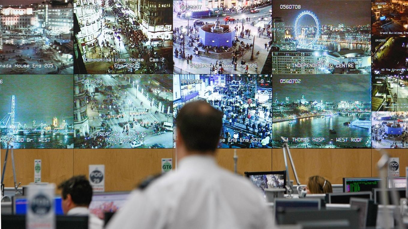 London är världens mest kameraövervakade stad. Foto: Daniel Berehulak/Getty Images