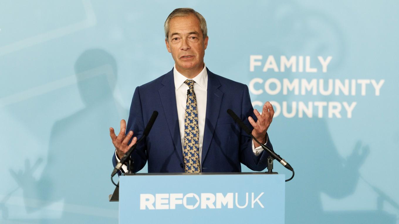 Ledaren för Reform UK, Nigel Farage. Foto: Dan Kitwood/Getty Images