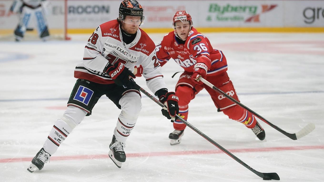Frölundas Linus Weissbach är en av få egenproducerade spelare som huserar i ett SHL-lag. Foto: Adam Ihse/TT Nyhetsbyrån