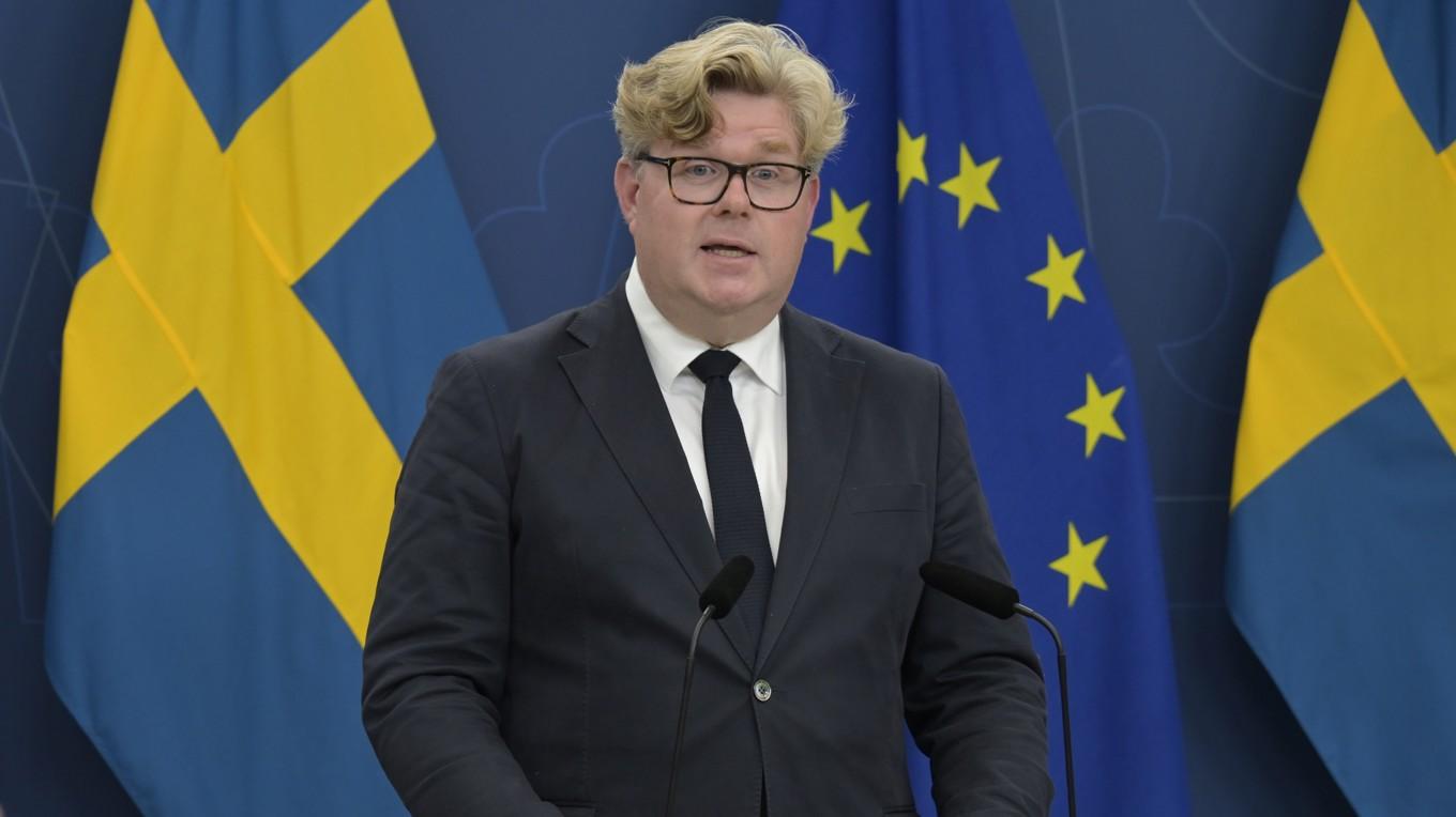 Justitieminister Gunnar Strömmer (M). Foto: Roger Sahlström