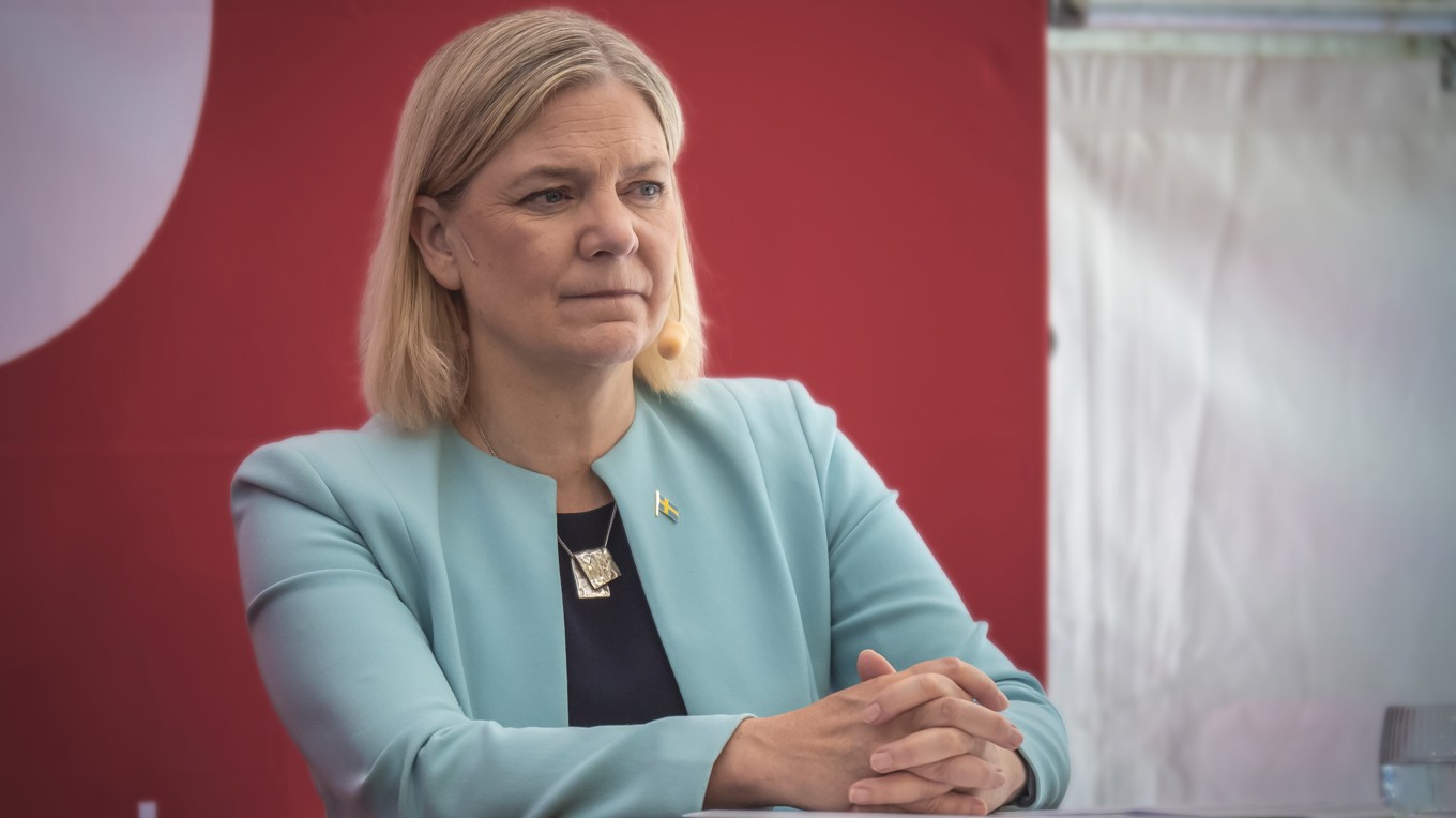 S-ledaren Magdalena Andersson. Foto: Bilbo Lantto