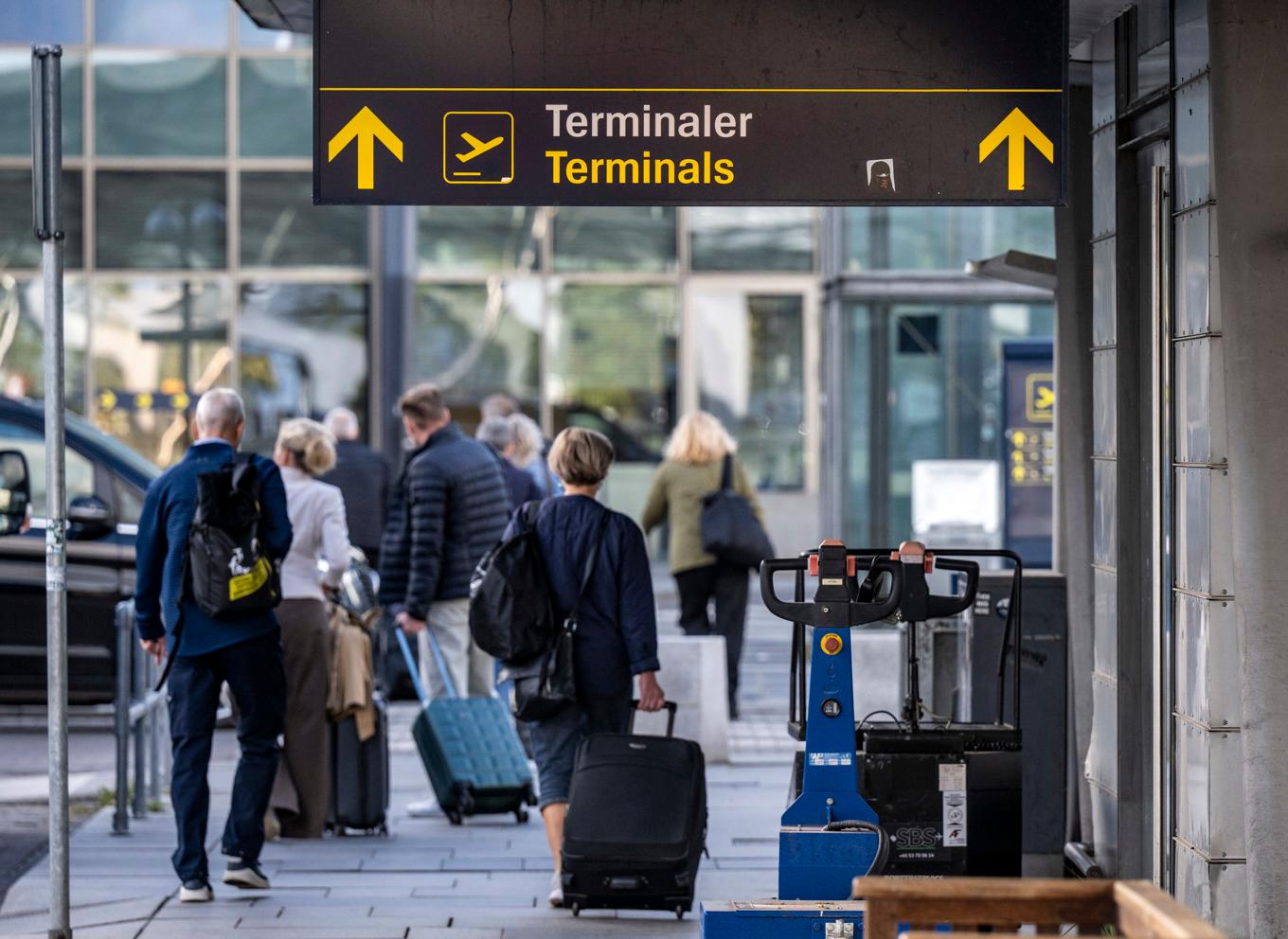 En svensk medborgare fastnade i danska tullen med 47 kilo hasch i bagaget, skriver Köpenhamnspolisen på X. Arkivbild. Foto: Johan Nilsson/TT