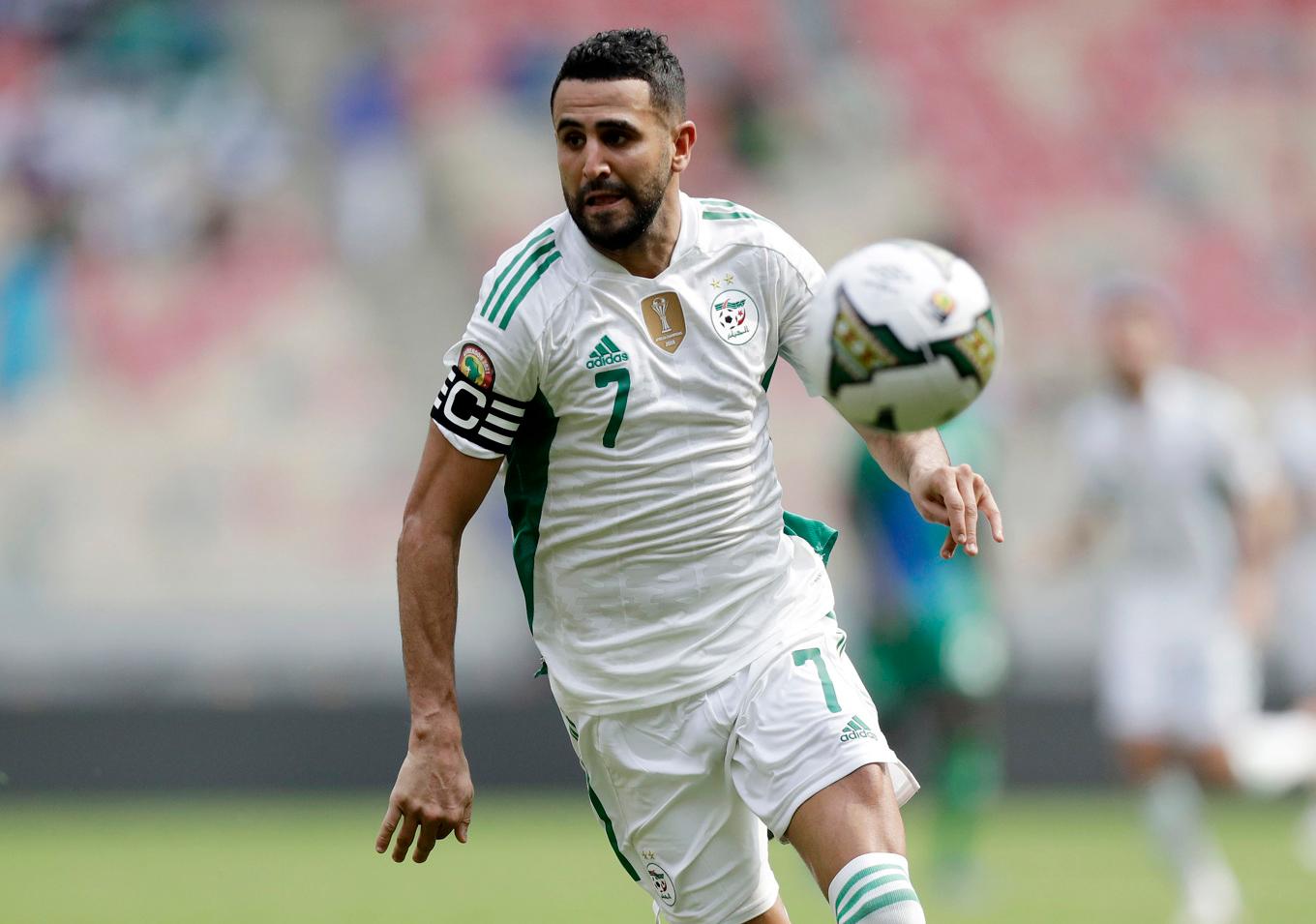 Riyad Mahrez. Arkivbild. Foto: Sunday Alamba/AP/TT