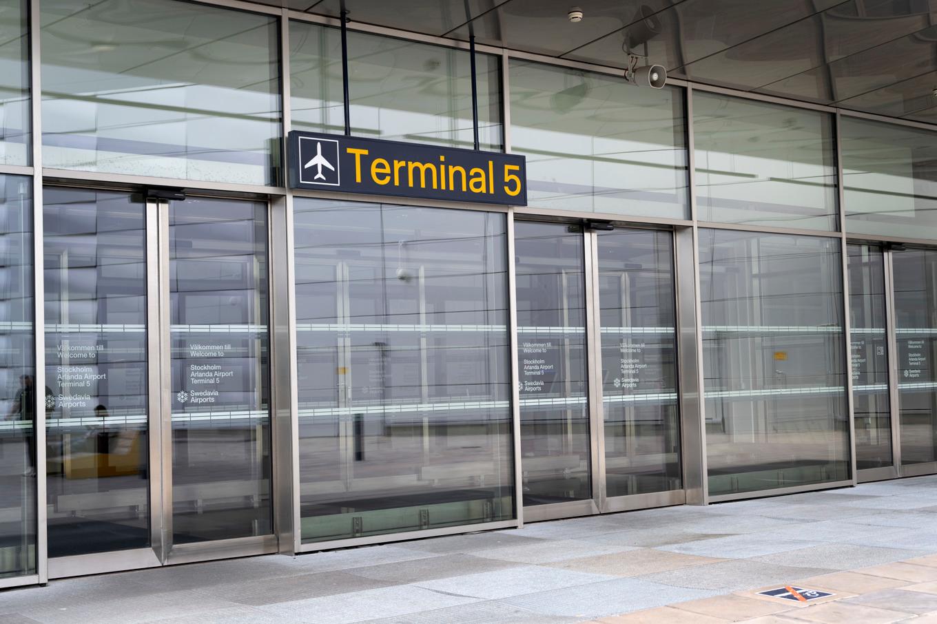 De somaliska medborgarna skulle ha utvisats med ett flygplan från Arlanda flygplats, enligt DN:s uppgifter. Arkivbild. Foto: Anders Wiklund/TT