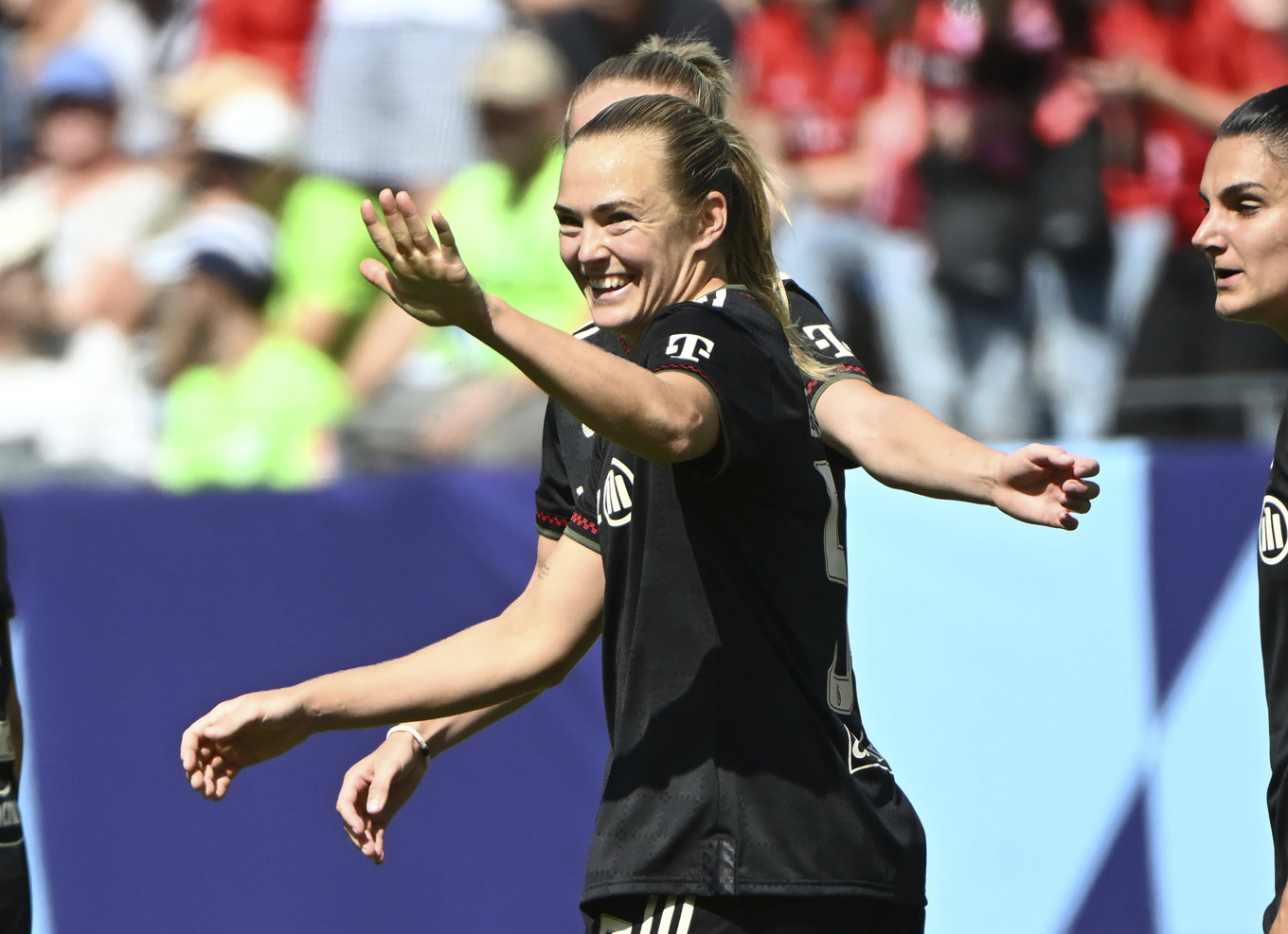 Magdalena Eriksson visar fin form inför landskamperna mot Spanien. Arkivbild. Foto: Uli Deck/AP/TT