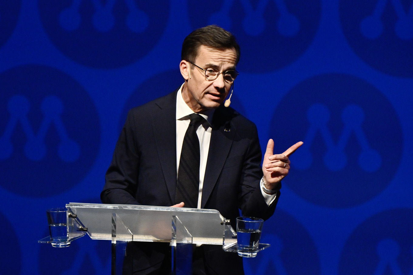 Moderatledaren, statsminister Ulf Kristersson (M), har bjudit Tidöledarna hem till sig för att komma överens om en gemensam färdriktning efter nästa val. Foto: Christine Olsson/TT
