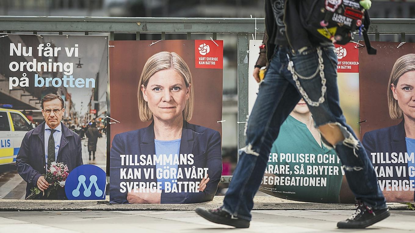 I frågor som försvarspolitik och Nato står S och M varandra nära, och det gäller även synen på invandring och brottslighet, skriver Marie-Louise von Bergmann Winberg. Foto: Jonathan Näckstrand/AFP via Getty Images