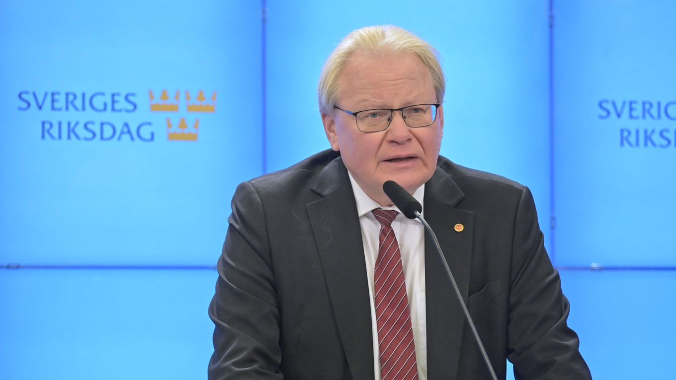 Socialdemokraternas försvarspolitiske talesman Peter Hultqvist. Foto: Roger Sahlström