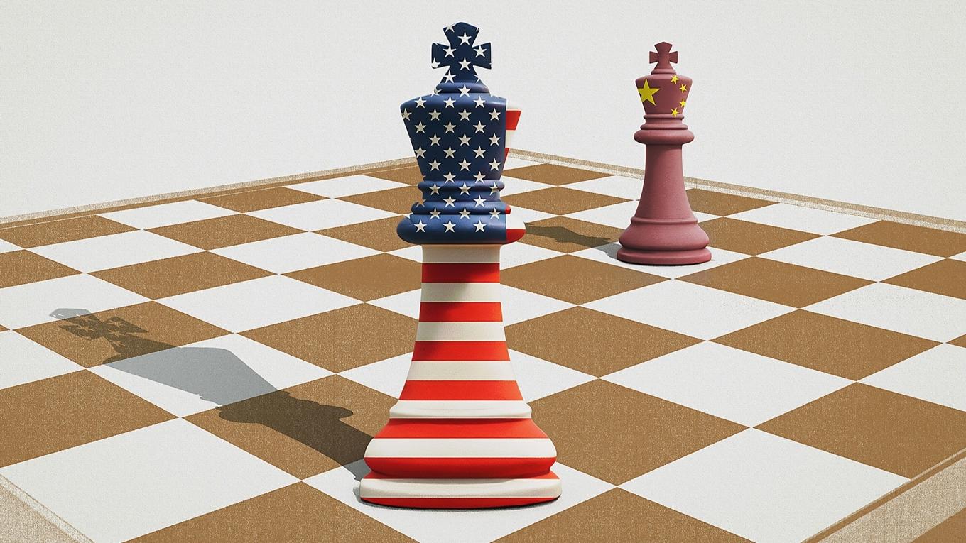 USA och Kina gör ständigt nya drag i spelet om hur deras allt mer antagonistiska relation utvecklas. Illustration: Epoch Times, Freepik
