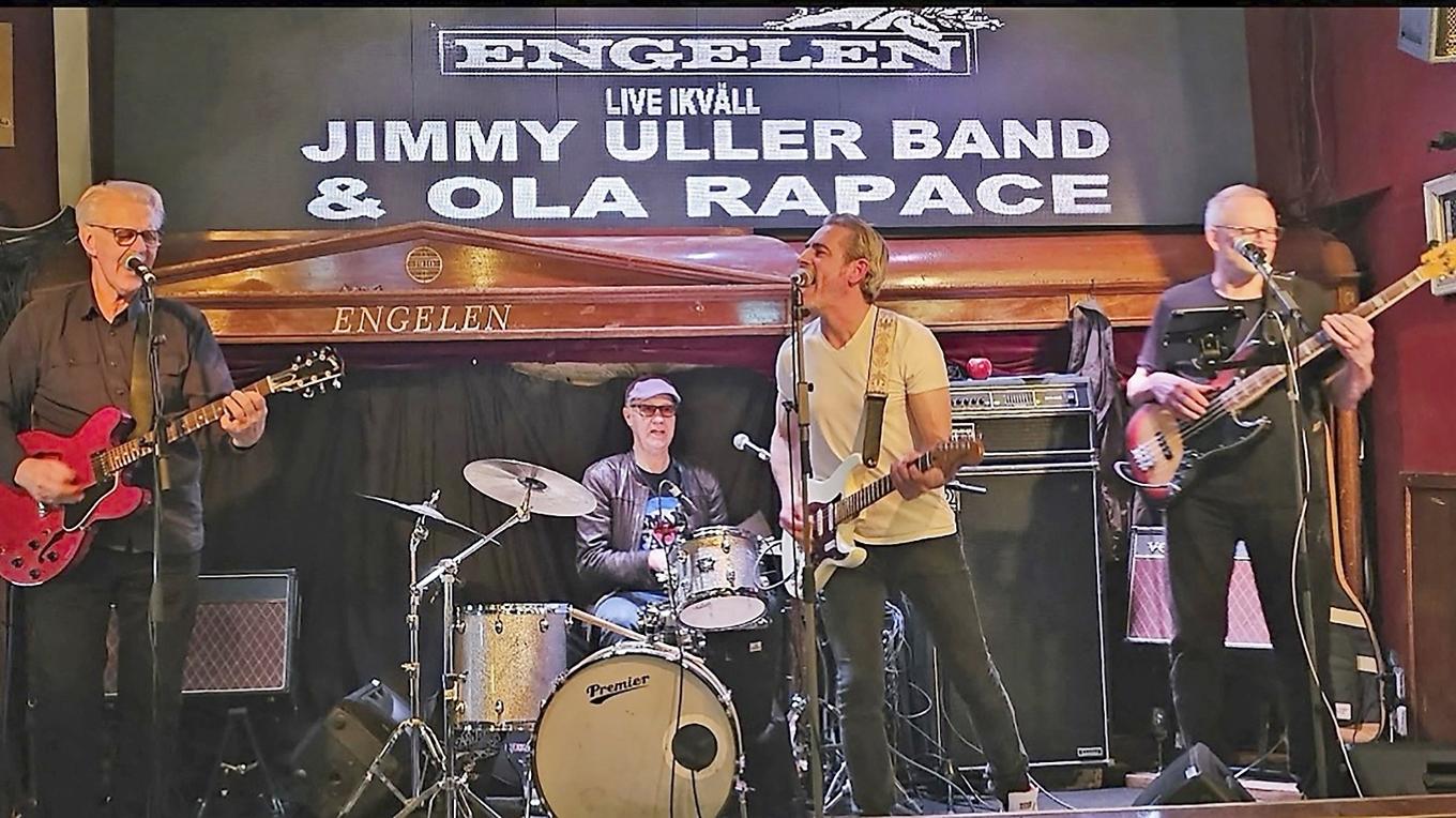 Under hösten släpper Jimmy Uller Band ft Ola Rapace ett nytt vinylalbum, där det bjuds på pop, rock och blues. Foto: Privat