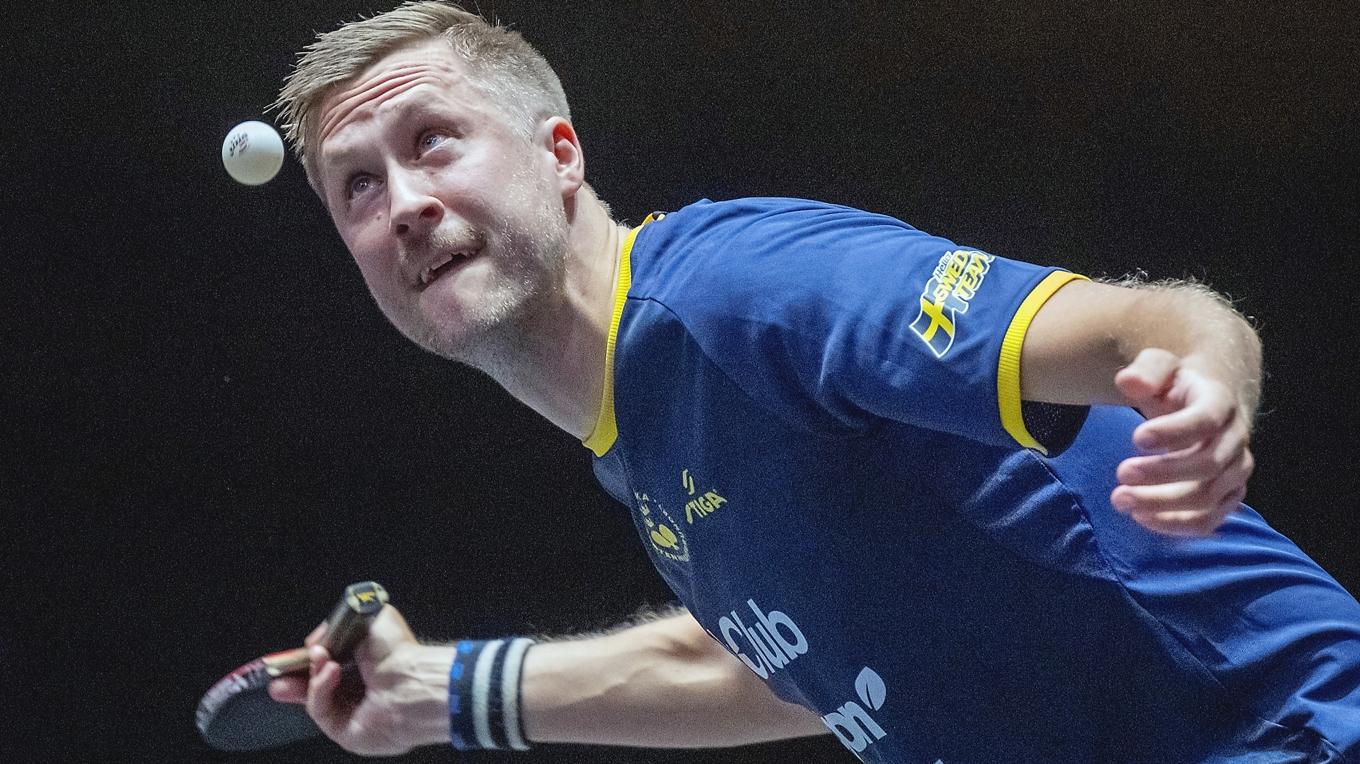 Mattias Falck ingår i det svenska laget som ska försvara EM-titeln i Zadar, Kroatien. Falck nämner Tyskland och Frankrike som tuffaste motståndare och varnar för Danmark. Foto: Johan Nilsson/TT Nyhetsbyrån