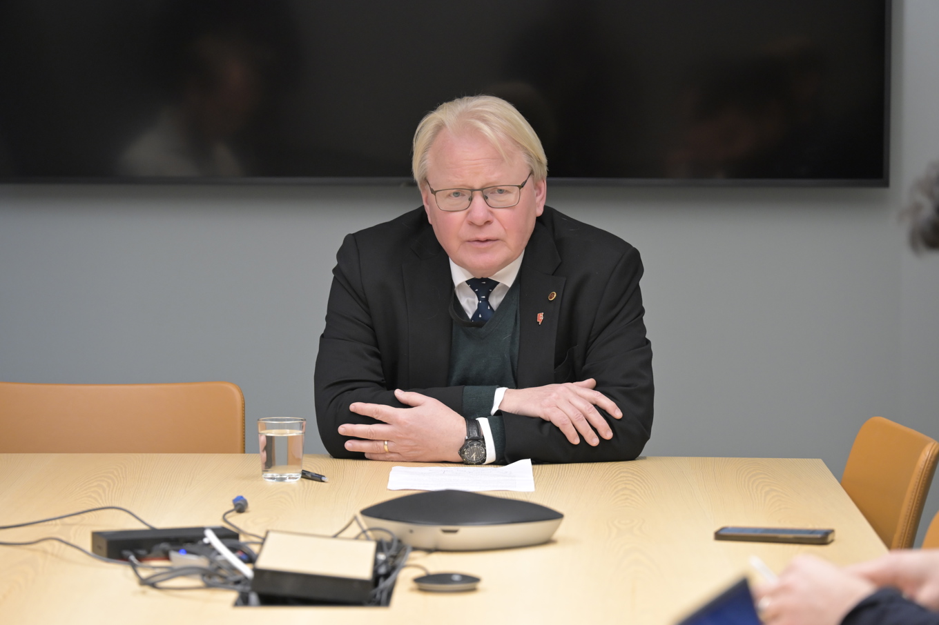Peter Hultqvist (S), försvarspolitisk talesperson. Foto: Roger Sahlström.