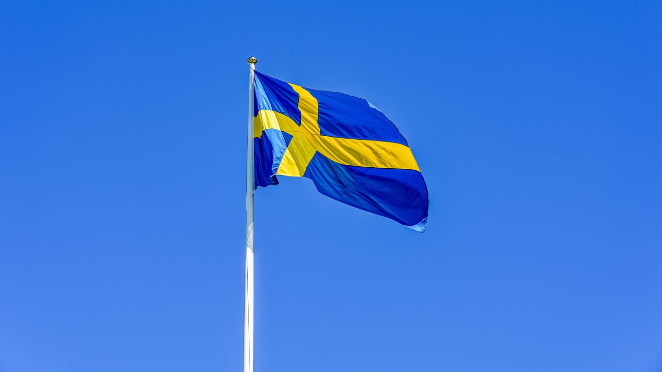 Sveriges flagga. Foto: Shutterstock