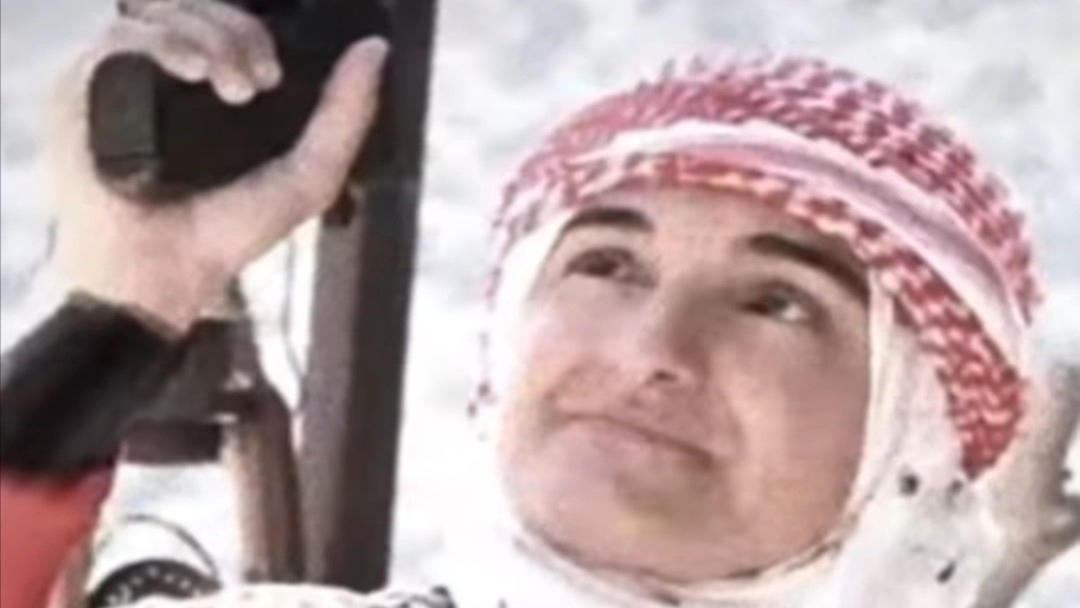 Aktivisten Tara Sabah Mohammed Saleh. Foto: Skärmdump/X