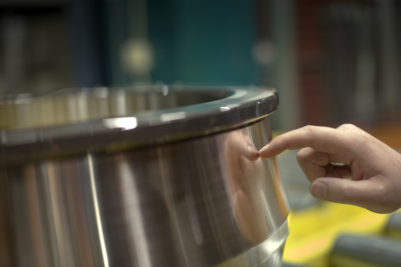 Tillverkning av lager vid SKF:s fabrik i Göteborg. 
Arkivbild. Foto: Björn Larsson Rosvall/TT