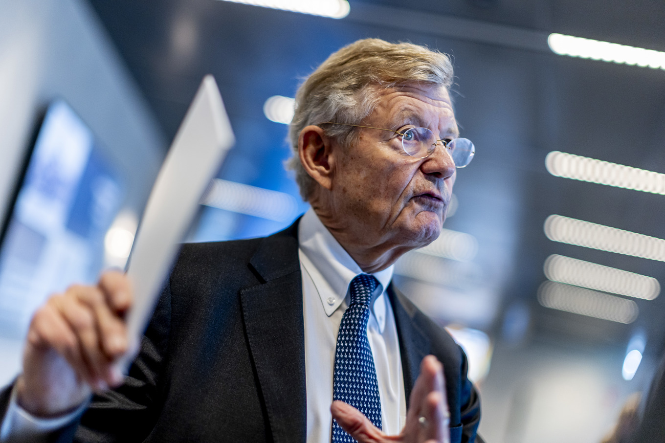 Svenskt Näringslivs och Investors ordförande Jacob Wallenberg under ett besök i Göteborg på måndagen. Foto: Adam Ihse/TT