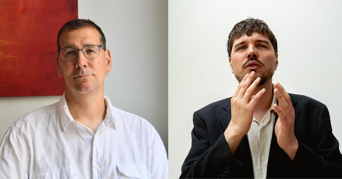 Daniel Nelson och Simon Söfelde får tonsättarpris av Kungliga Musikaliska Akademien. Pressbild. Foto: Ella Nelson/Gustaf Johansson