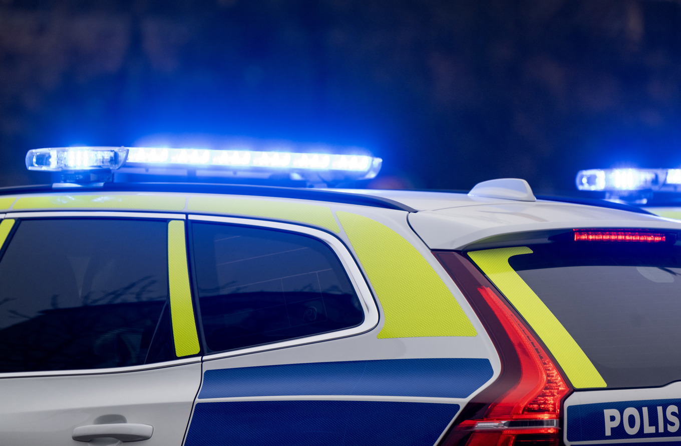 Polisen försökte stoppa en bil. Arkivbild. Foto: Christine Olsson/TT