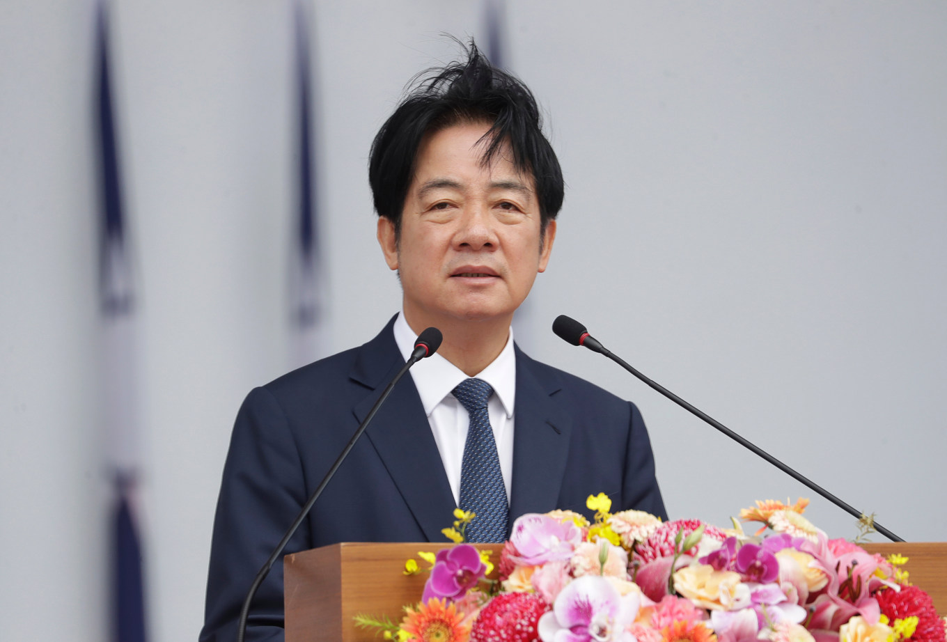 Taiwans president Lai Ching-Te, på bild från i oktober. Foto: Chiang Ying-Ying/AP/TT