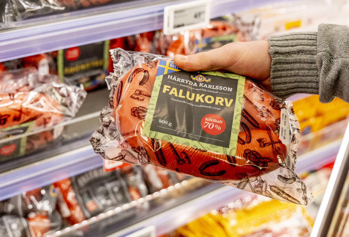 Enligt en ny undersökning äter folk i Norden mer kött och mindre fisk och grönt på tvärs mot rekommendationerna. Arkivbild. Foto: Adam Ihse/TT