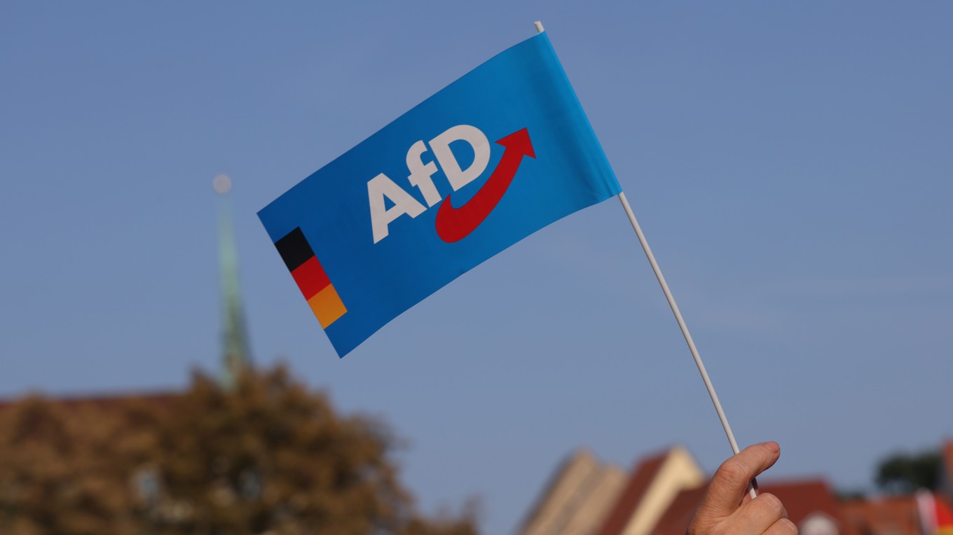 Den lokala AFD-föreningen i Kreis Minden-Lübbecke har fått sina bankkonton avstängda. Foto: Sean Gallup/Getty Images