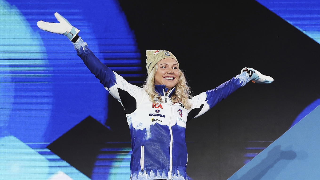 Emma Ribom är positivt inställd till de förändringar som sker inom längdskidor. Den dubbla guldmedaljören i VM menar att sporten måste utvecklas för att bli mer attraktiv.
Foto: Maja Hitij/Getty Images