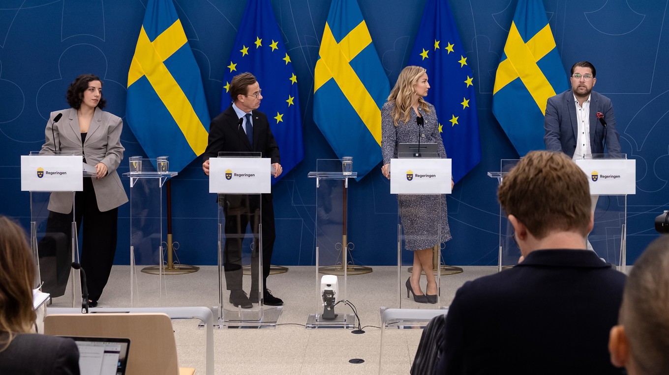 Tidöpartierna äger fler politiska sakfrågor. Foto: Magnus Liljegren/Regeringskansliet
