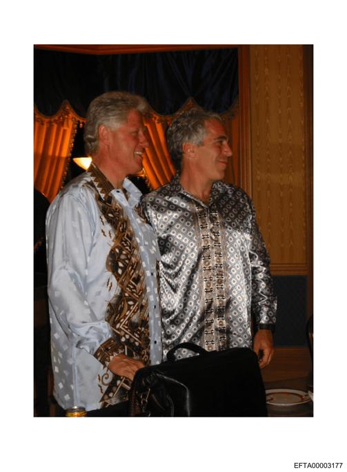 Bill Clinton och Jeffrey Epstein. Foto:  U.S. Justice Department/Handout