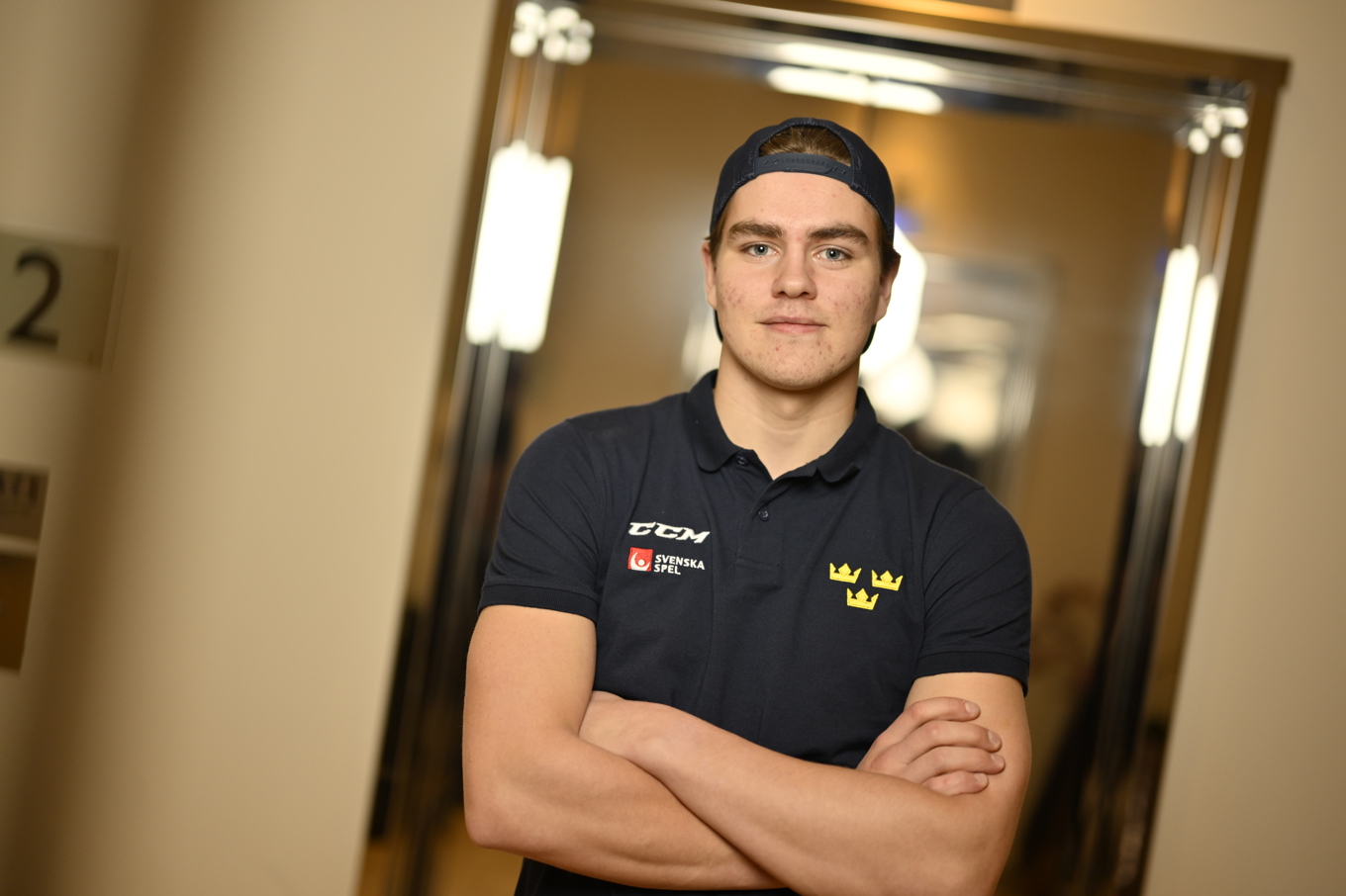 Anton Frondell gjorde två av Sveriges mål. Arkivbild. Foto: Pontus Lundahl/TT