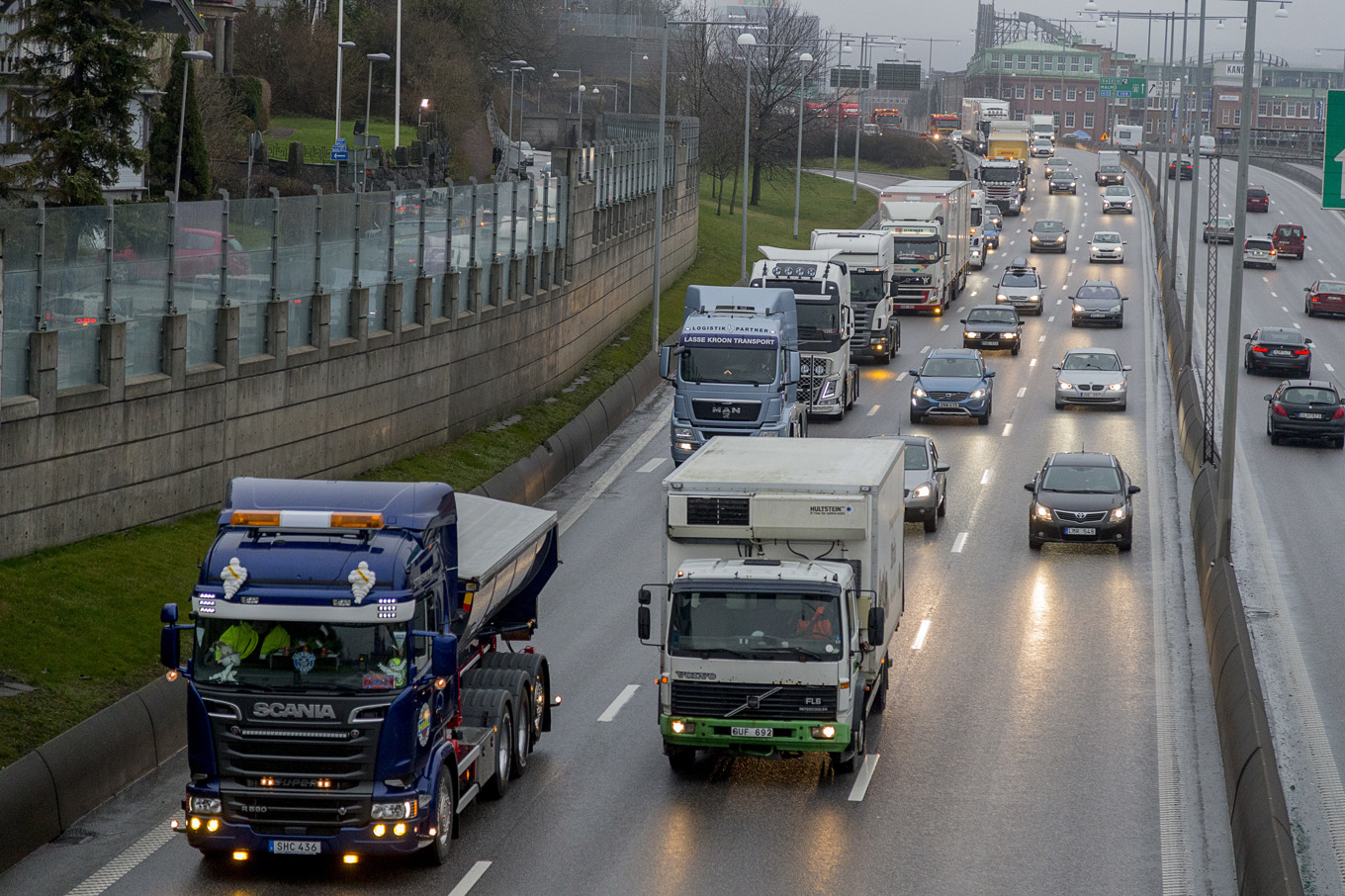 Åkeribranschen var den bransch som stod för högst ökning av antalet konkurser 2025. Arkivbild. Foto: Adam Ihse/TT