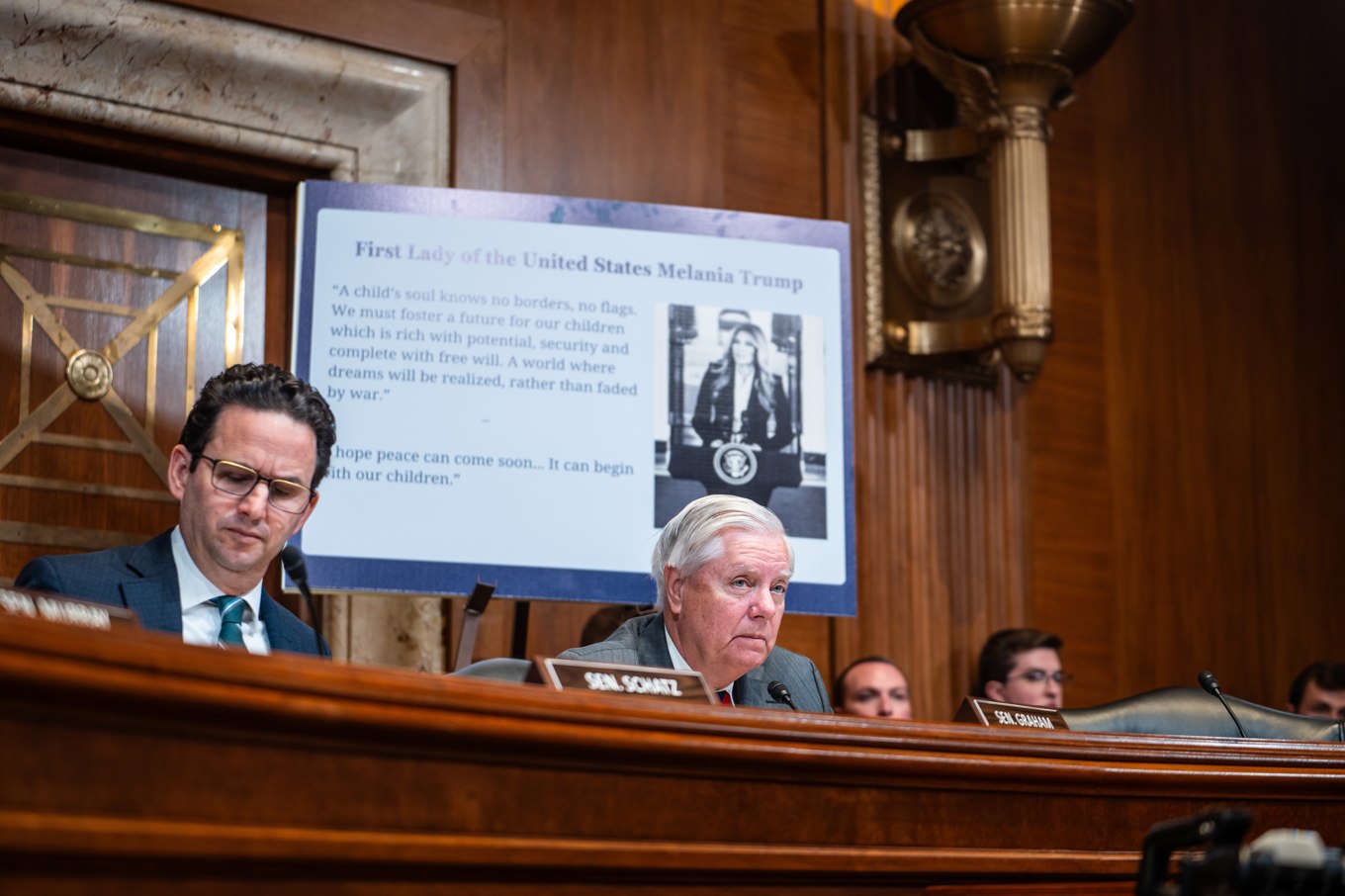 Senator Lindsey Graham under en utfrågning på Kapitolium i Washington DC den 3 december. Foto: Madalina Kilroy