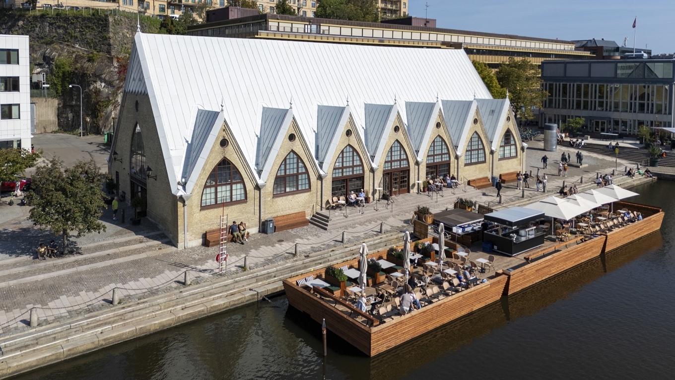Saluhallen har fått sitt namn av att byggnaden påminner om en kyrka. Foto: Higab/Lee Kearney