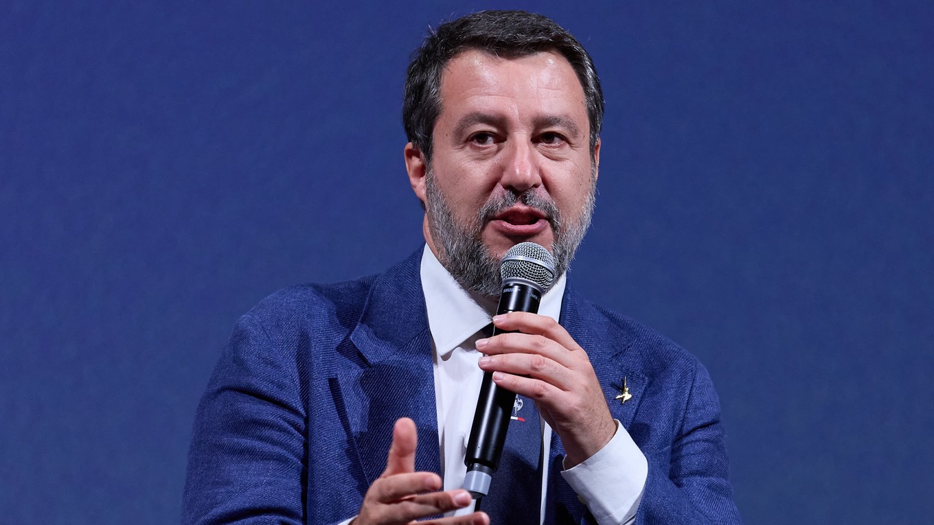 Italiens biträdande premiärminister och transportminister, Matteo Salvini. Foto: Emmanuele Ciancaglini/Getty Images