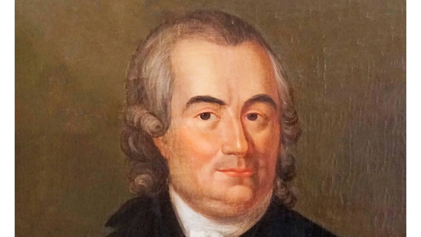 Mannen som banade väg för att göra ett judiskt liv i Sverige möjligt, Aaron Isaac, avbildad av en okänd konstnär. Porträttet finns i dag hos Stockholms mosaiska församling. Foto: Public Domain